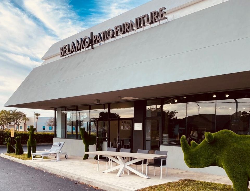 Belamo patio furniture store in Boca Raton Florida
